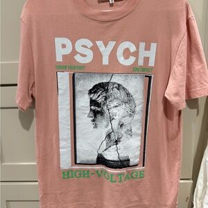 MCQ High-Voltage Graphic Tee - Pink